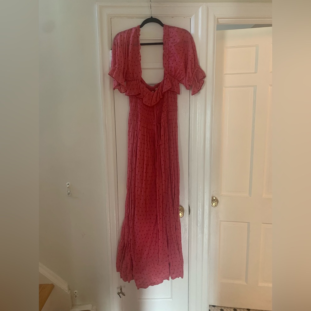 Doen Sol Swiss Dot Dress, L